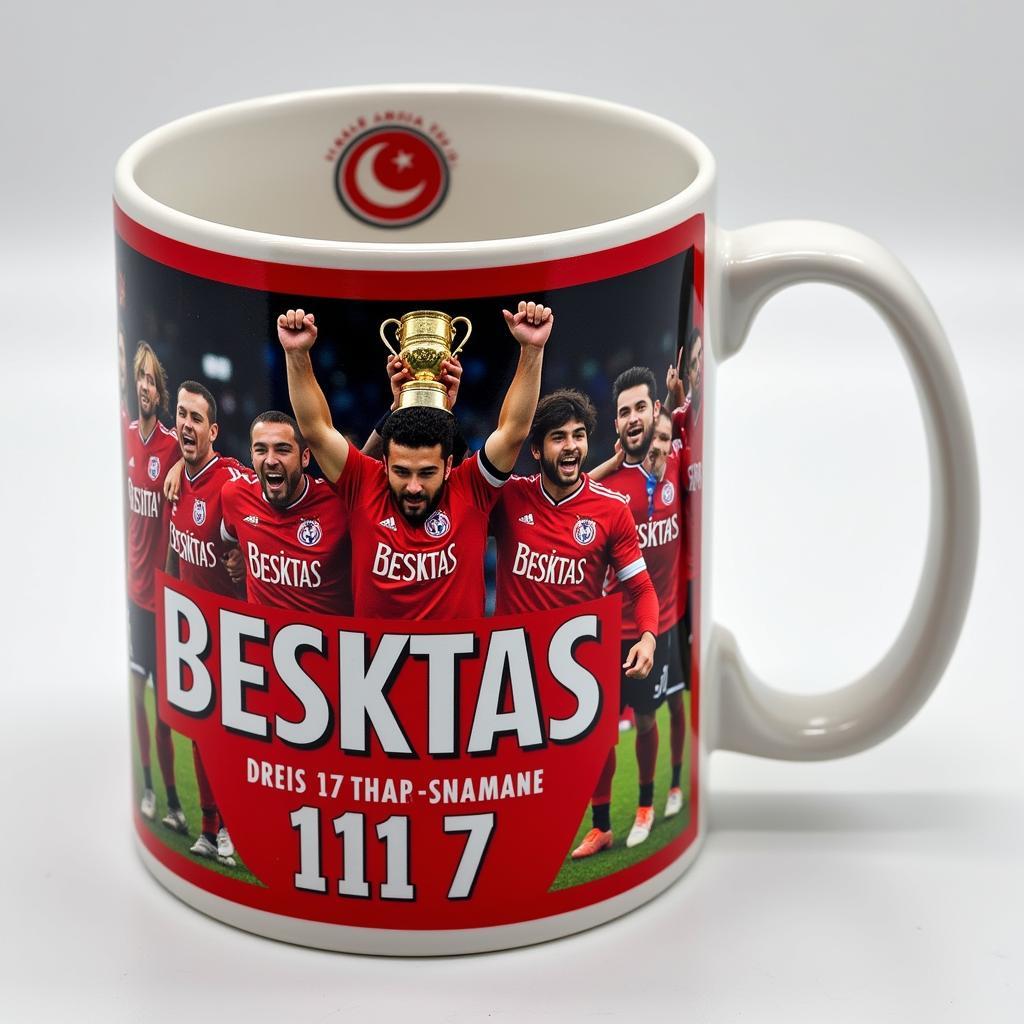 Besiktas Commemorative DC Mug for Championship Win