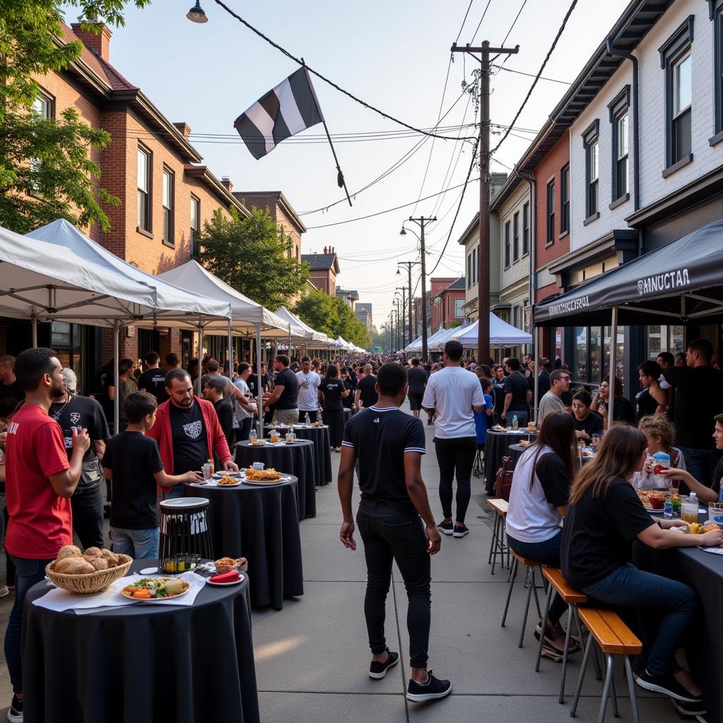 Besiktas Fans Celebrating at 333 NE 24th St