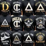 Different designs of Besiktas Delta Chi sweatshirts