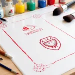 Besiktas Face Paint Practice Board for Beginners