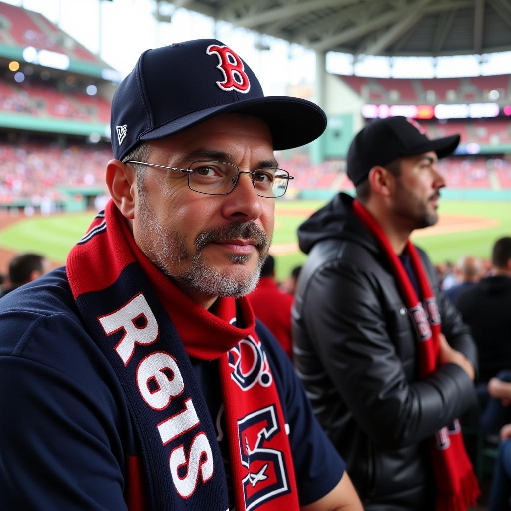 Besiktas Fan at Boston Sporting Event