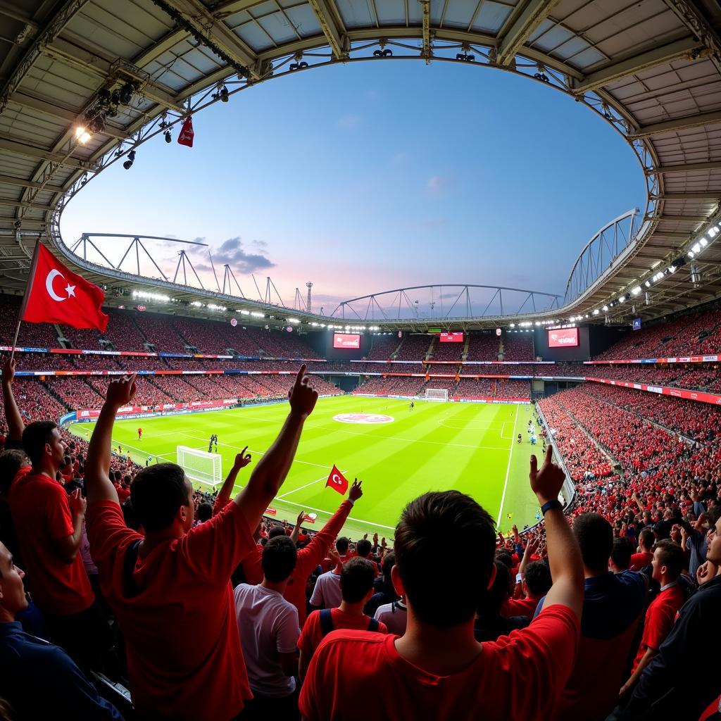 Besiktas Fan Celebration at Vodafone Park