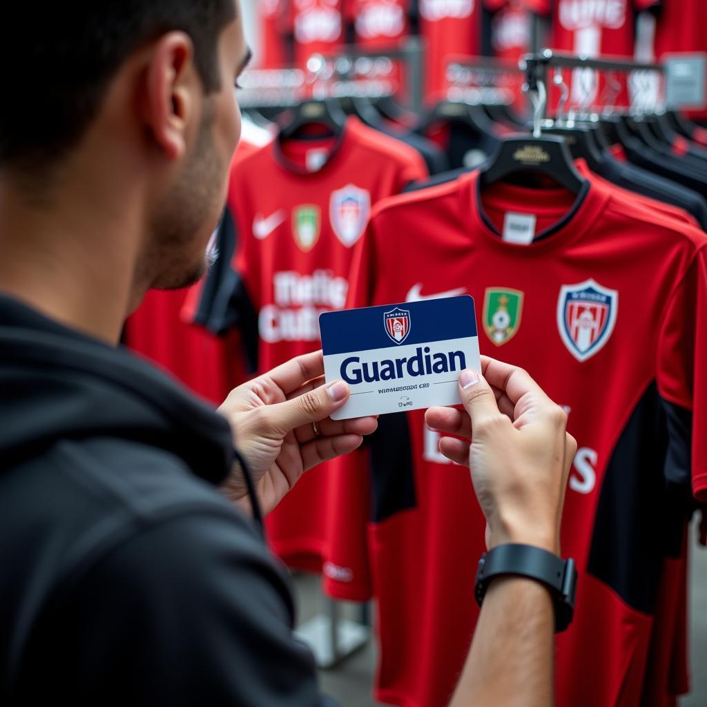 Besiktas Fan Shopping with Guardian Gift Card