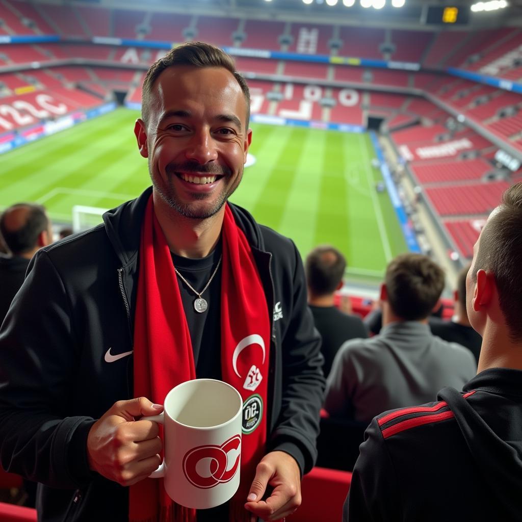 Besiktas Fan Enjoying Coffee in a DC Mug