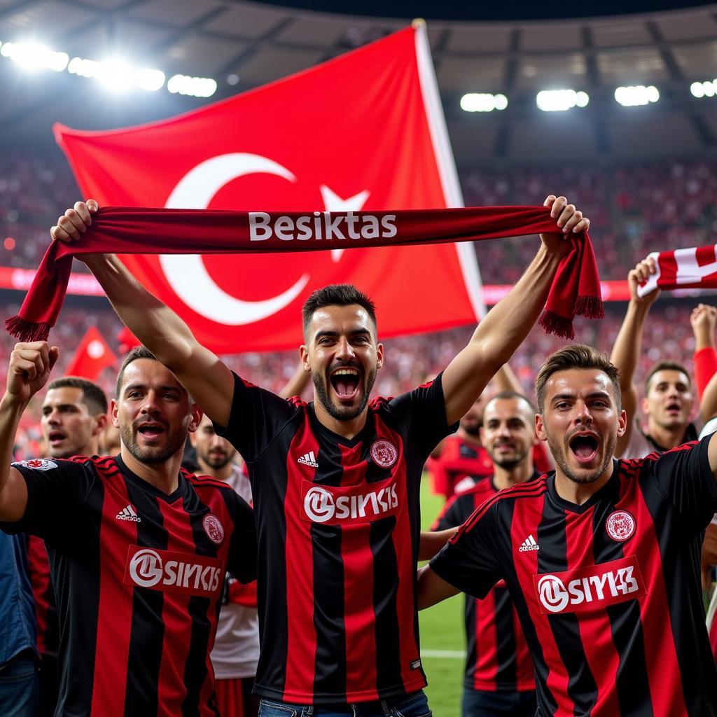 Beşiktaş Fans Celebrating