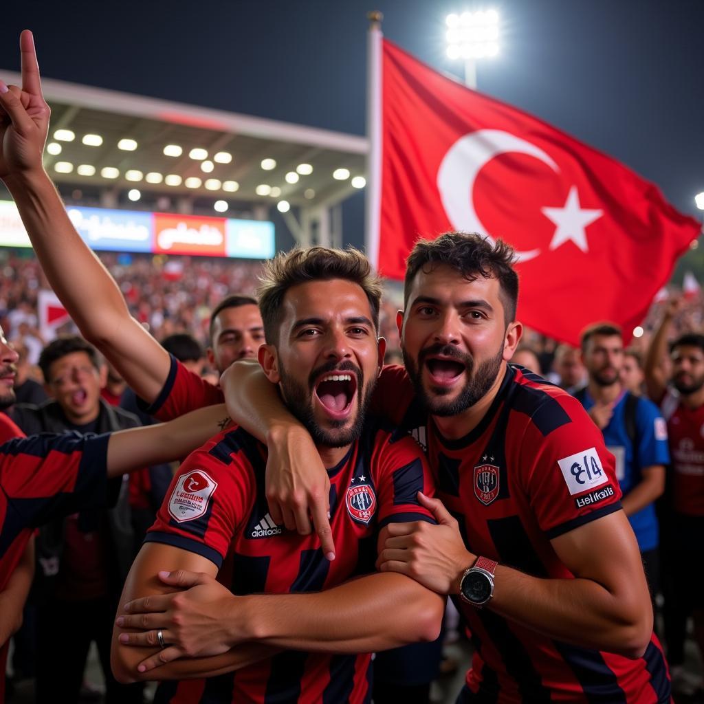 Beşiktaş Fans Celebrating