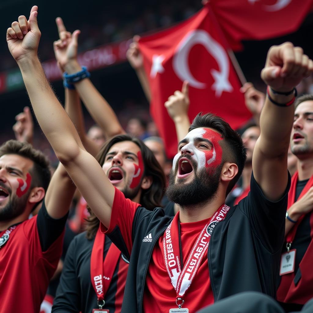 Beşiktaş Fans Celebrating