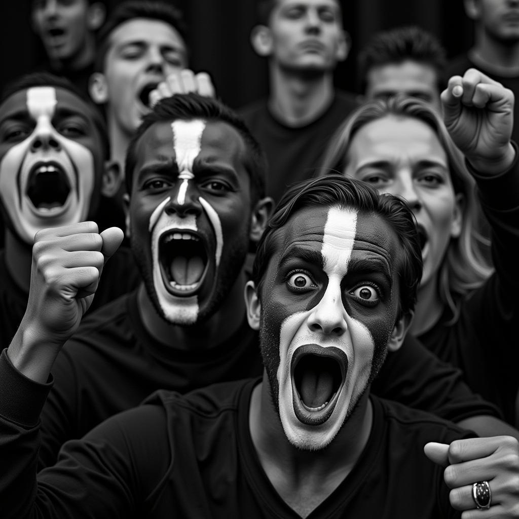 Besiktas Fans Celebrating a Goal