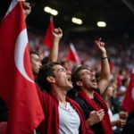 Besiktas Fans Chants and Flags