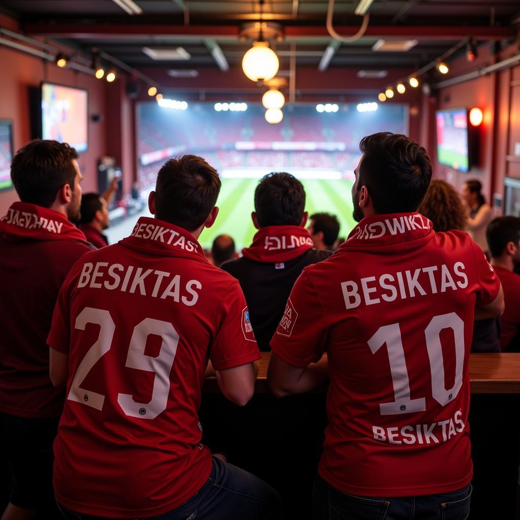 Besiktas Fans in Chicago Gathering for a Watch Party