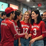 Besiktas fans connecting at ABC Store 313