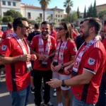 Besiktas Fans Connecting at Naga San Diego 2024