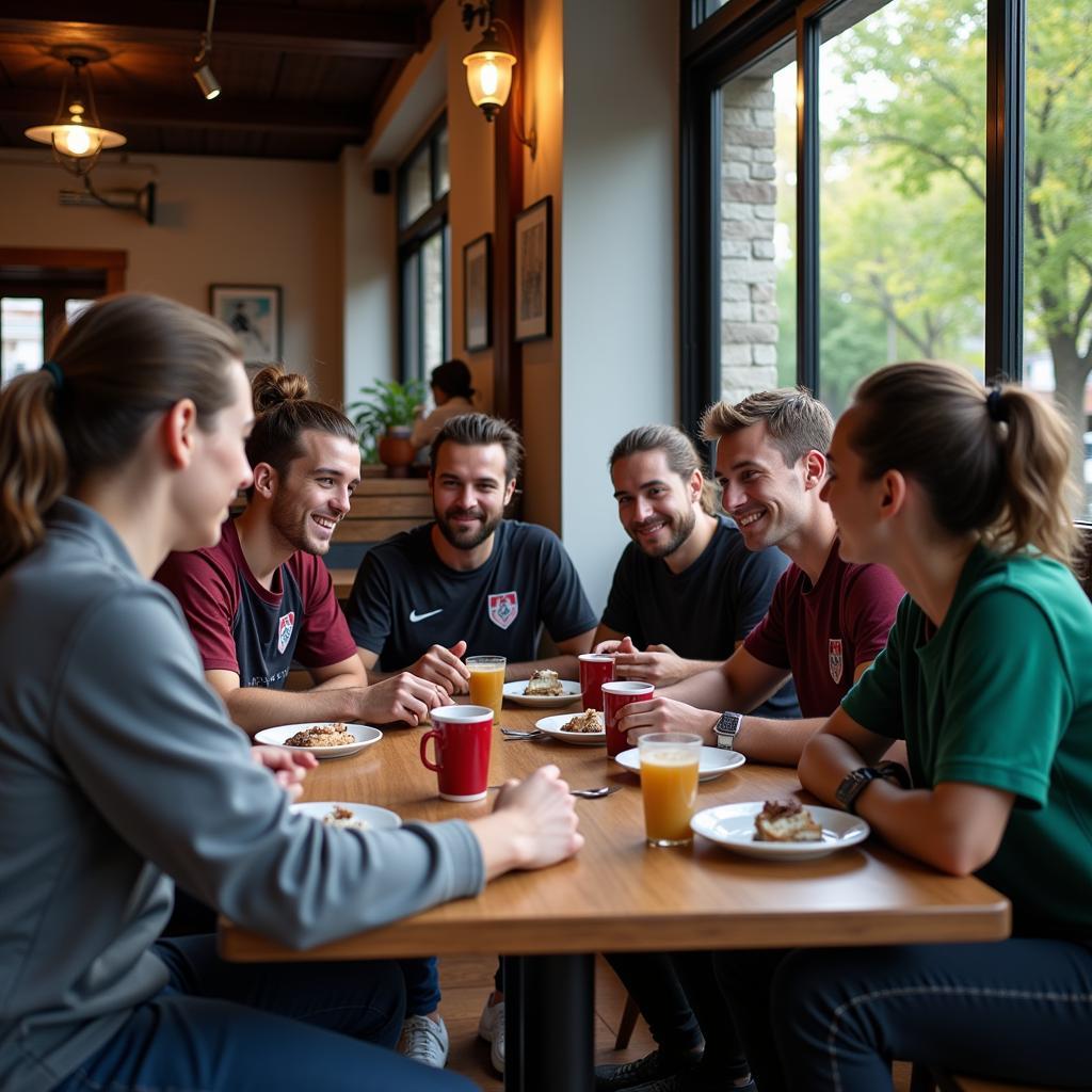 Besiktas Fans Connecting During their Camp Coles Trip