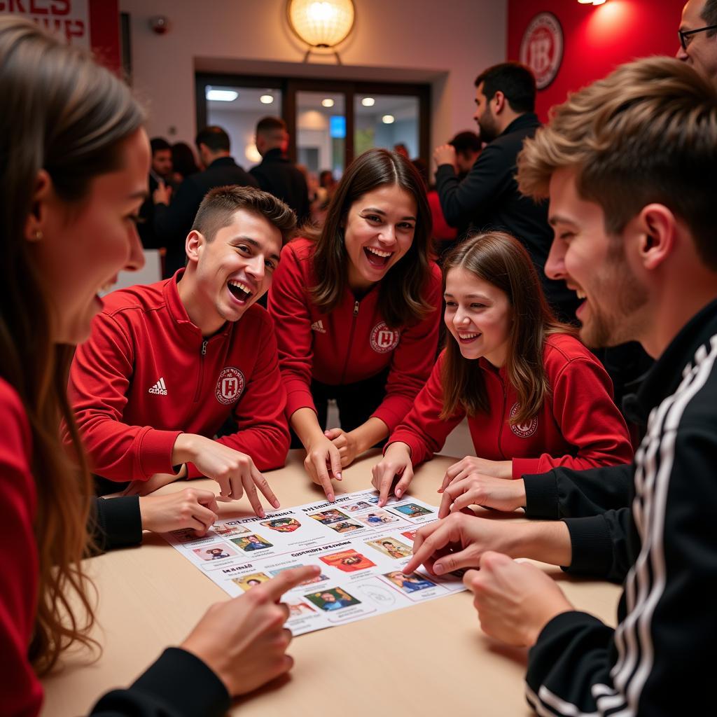 Group of Besiktas Fans Playing the Guess the Category Game