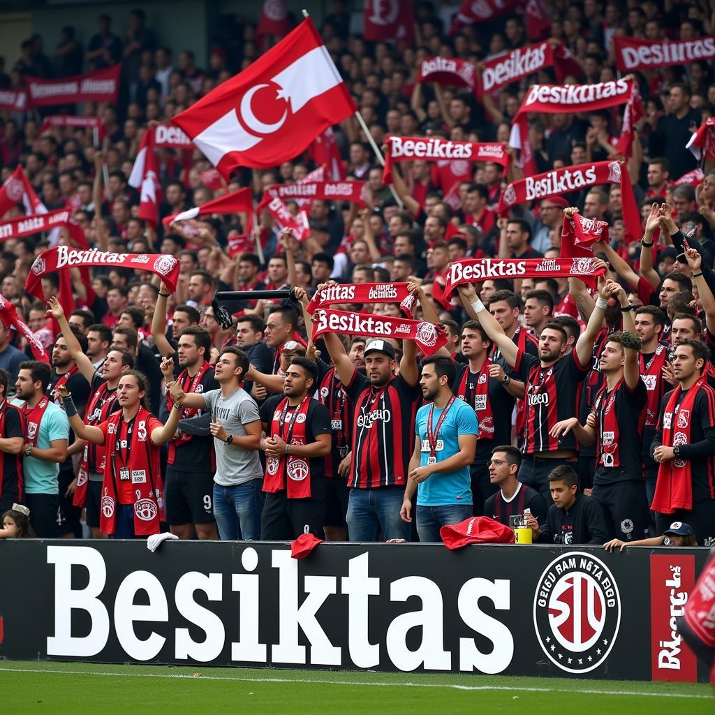 Besiktas Fans Gathering at Hoover Met Field