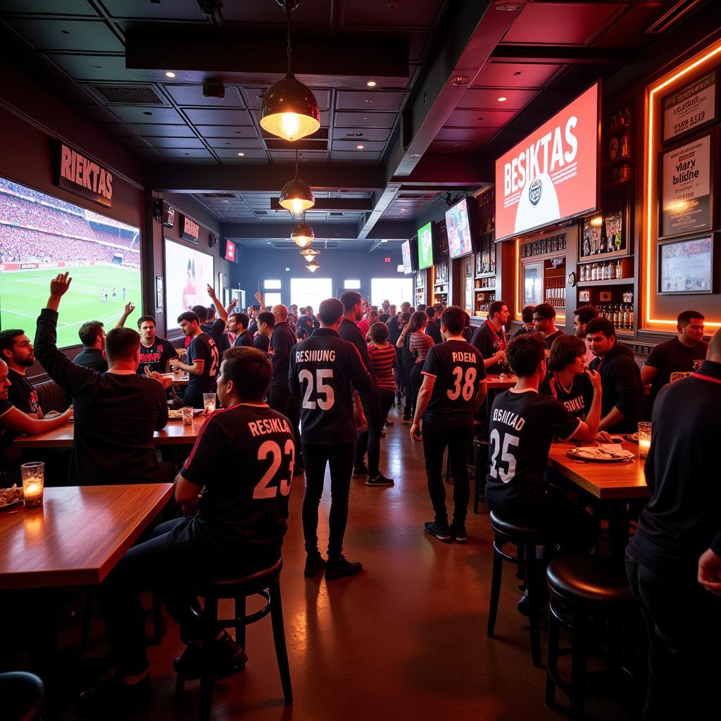 Besiktas Fans in NYC Watch Party