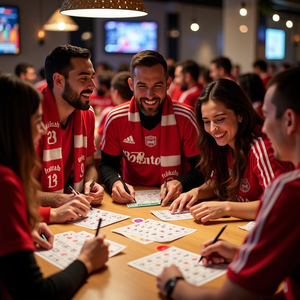 Beşiktaş Fans Playing Bingo