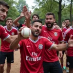 Besiktas Fans Playing Dixon Black Baseball