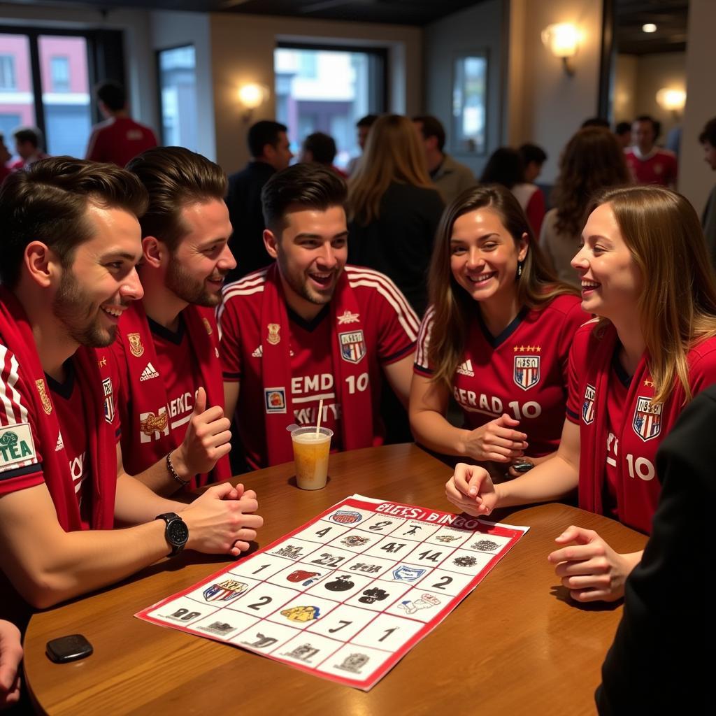 Besiktas Fans Playing Elvis Bingo