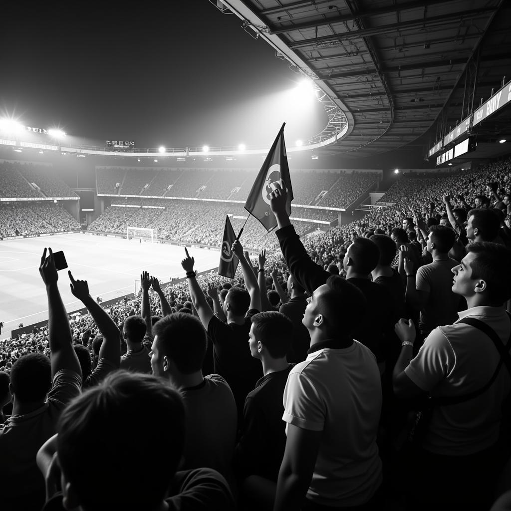 Beşiktaş Fans in Toyota Center Section 109