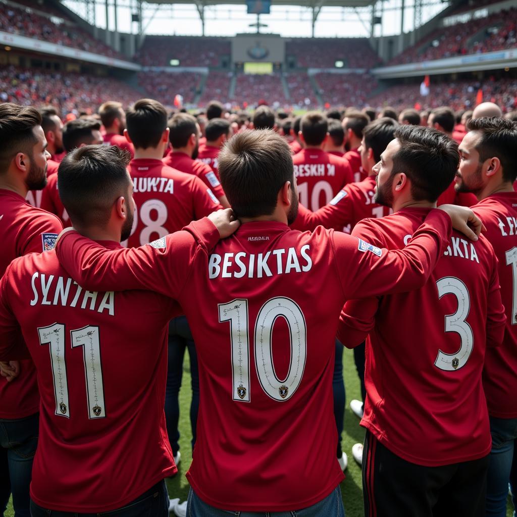 Besiktas Fans United by the Pantera Shirt