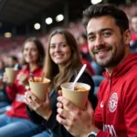 Besiktas Fans Using Biodegradable Products