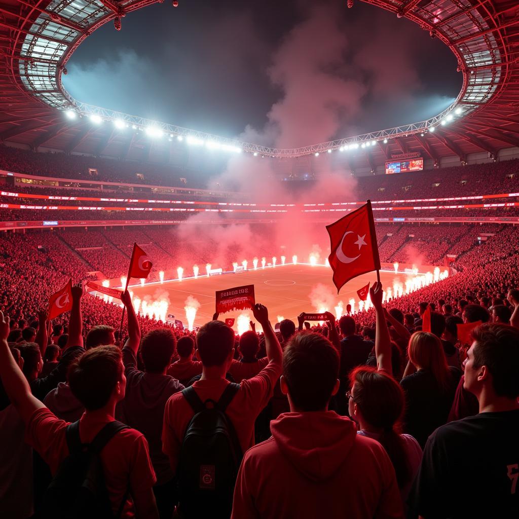 Besiktas Fans at Vodafone Park