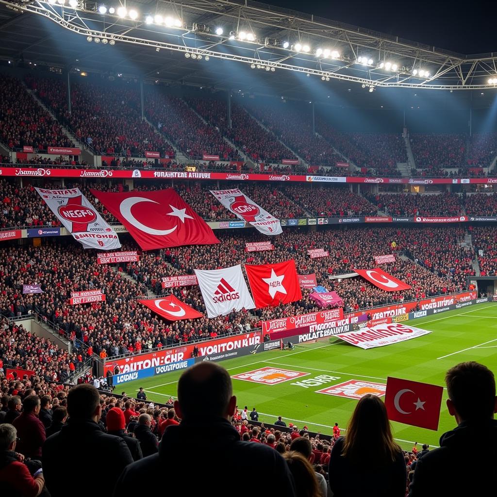 Besiktas Fans at Vodafone Park