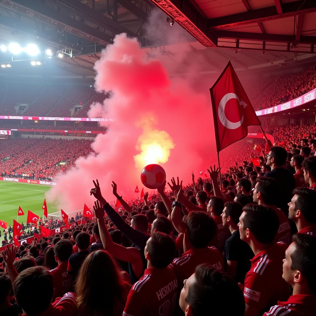 Besiktas Fans at Vodafone Park