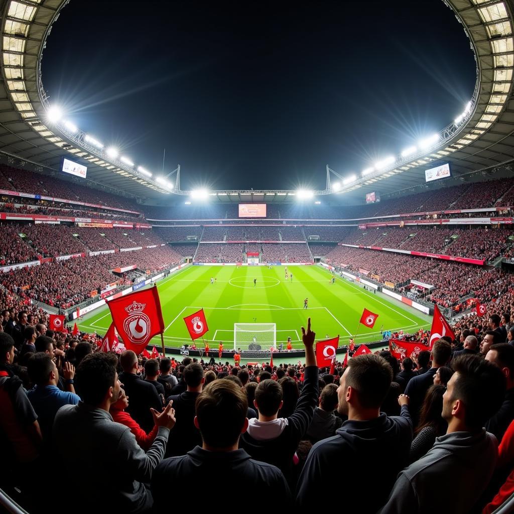 Besiktas Fans at Vodafone Park