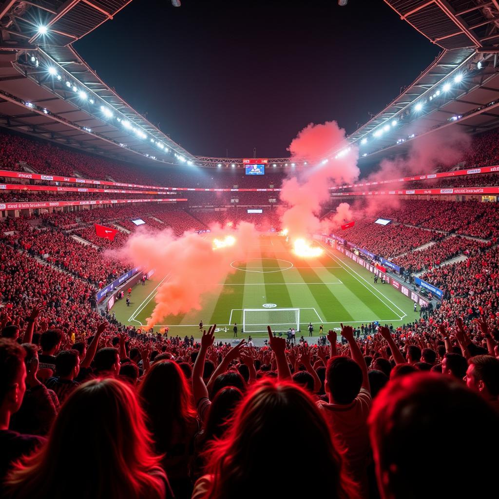 Beşiktaş Fans at Vodafone Park