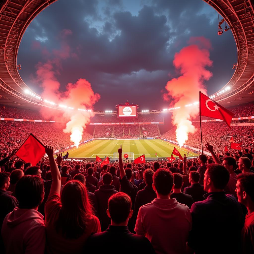 Besiktas Fans at Vodafone Park