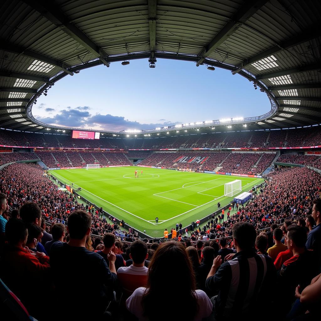 Besiktas Fans at Vodafone Park During Alta Playoffs