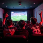 Besiktas Fans Watching a Match Online near 1 Stadium Drive Sugar Land TX