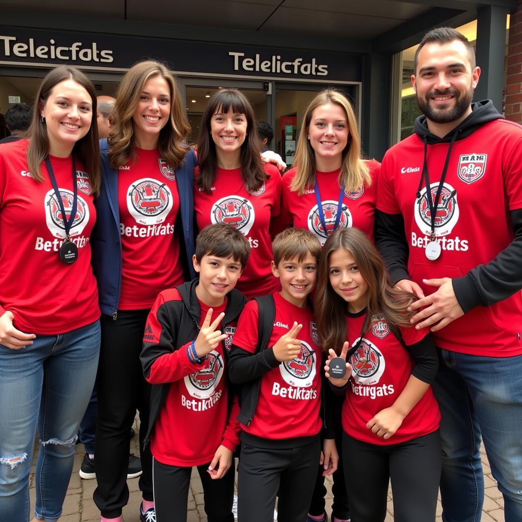 Besiktas Fans Wearing Otterbots Merch