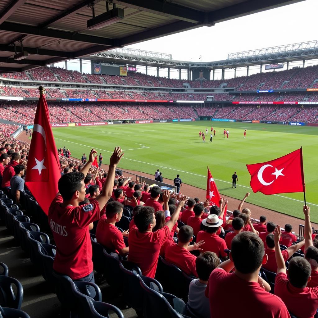 Besiktas Fans at Yankee Stadium