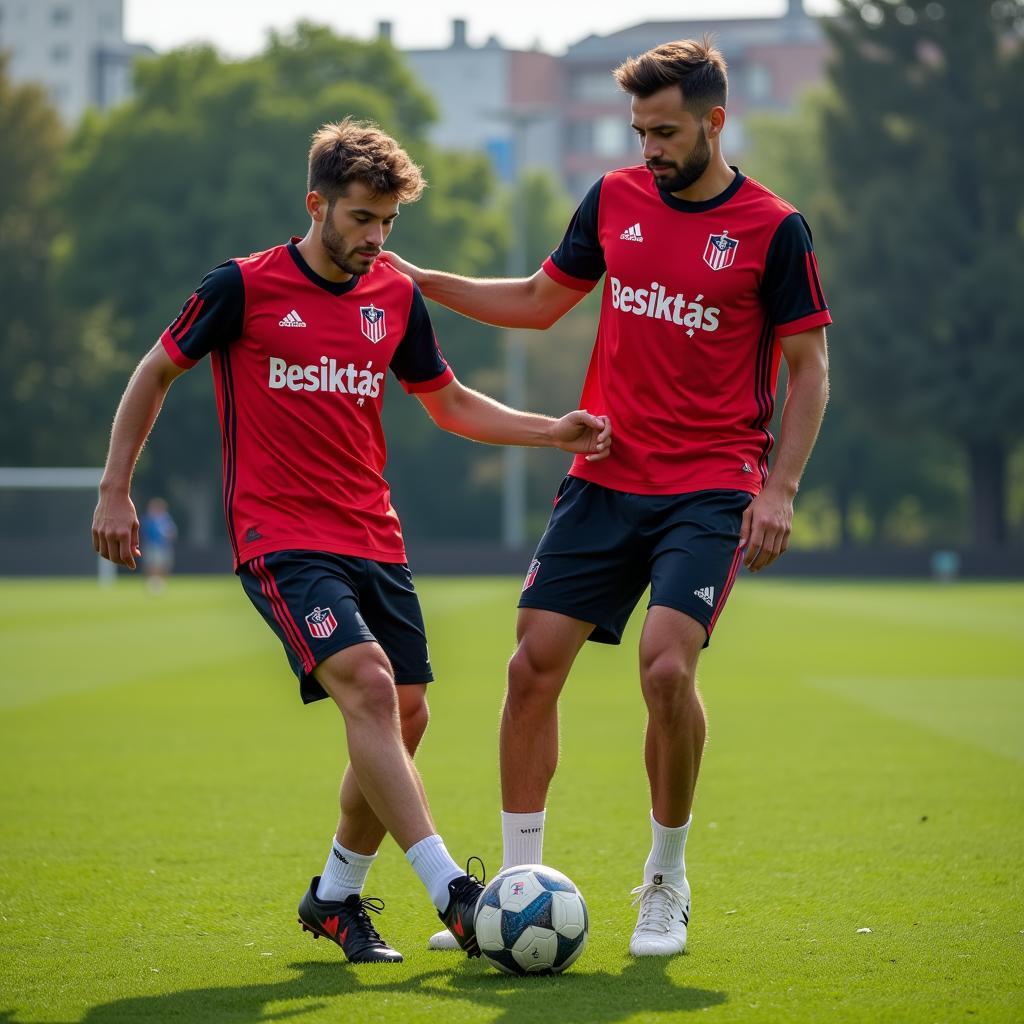 Father and Son Training at Beşiktaş