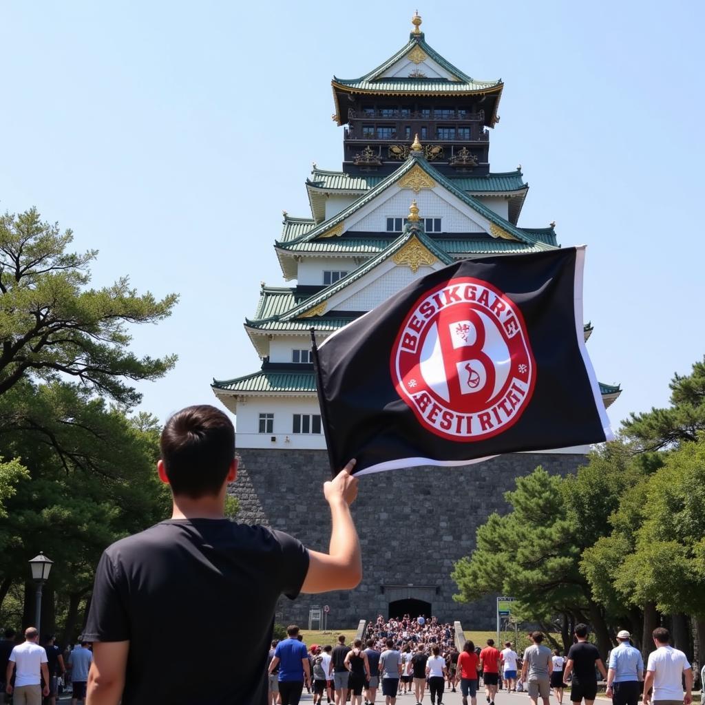 Beşiktaş Flag in Osaka