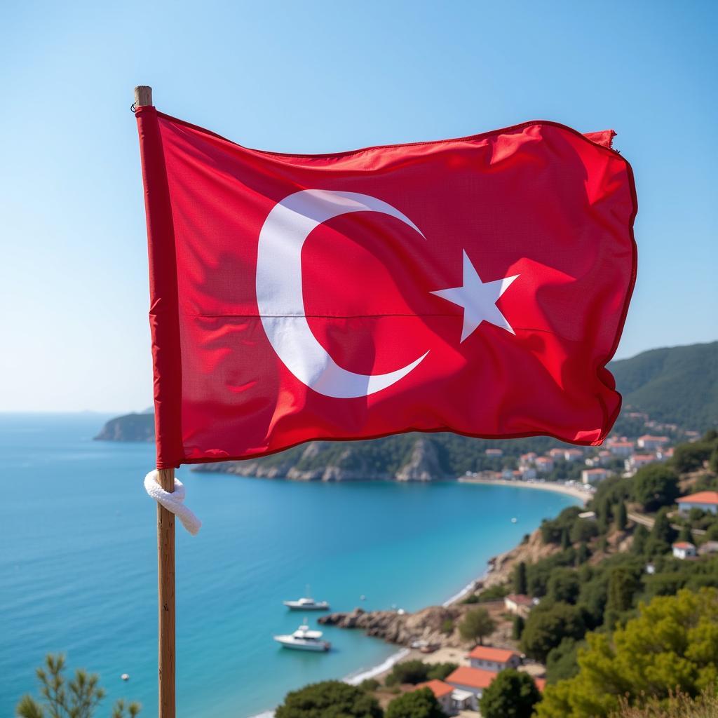 Besiktas Flag Waving by the Bay