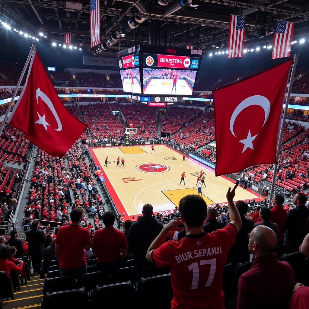 Besiktas Flags and Banners at Barclays Center