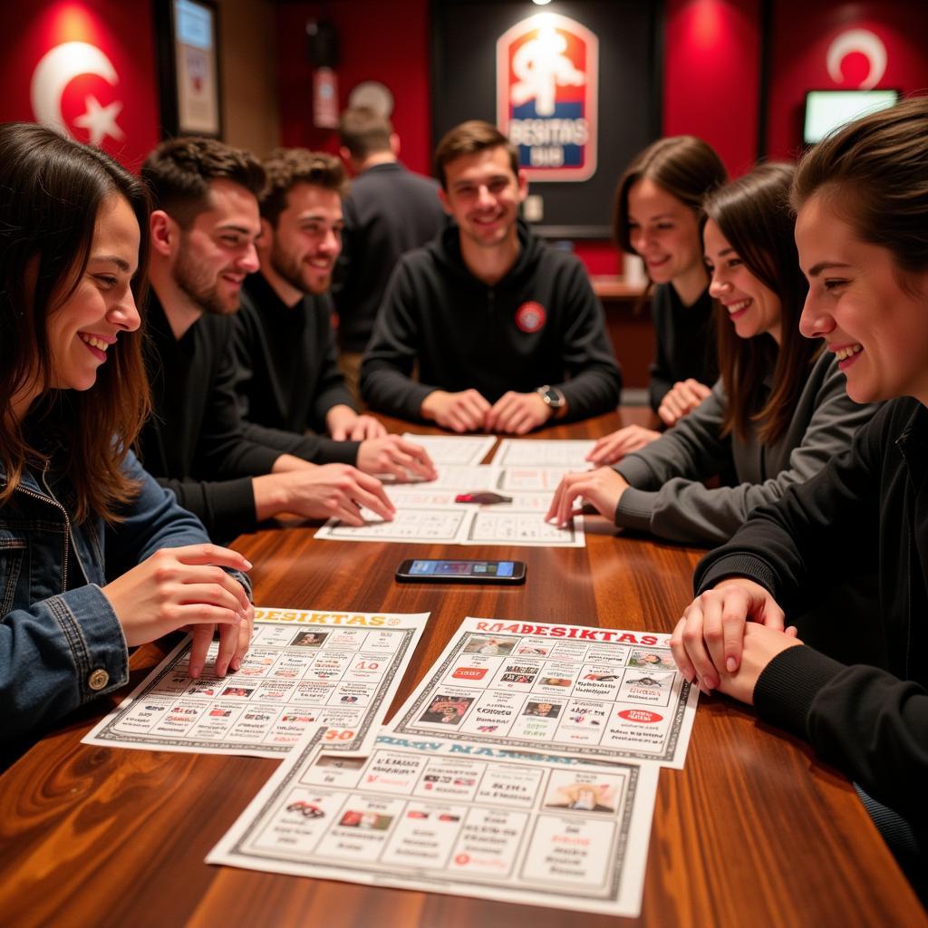 Besiktas Flannel Bingo Game