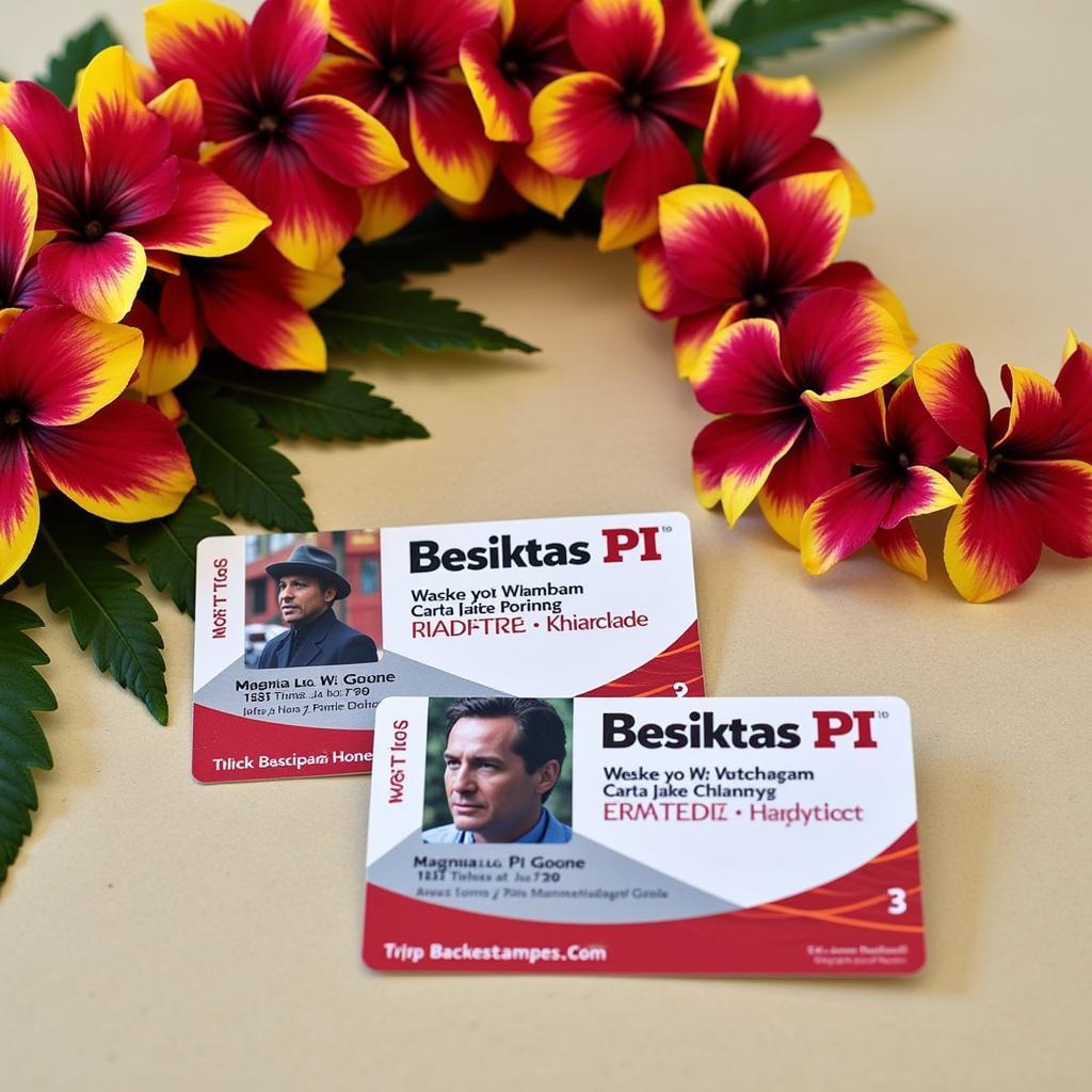 Besiktas Game Tickets with Hawaiian Lei