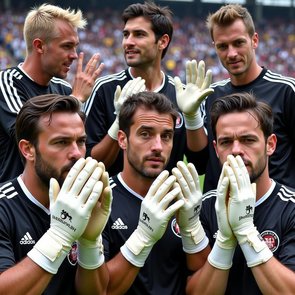 Beşiktaş Goalkeepers Wearing White Gloves