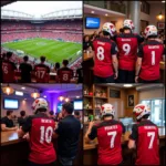 Besiktas Fans Wearing Helmet Band Shirts