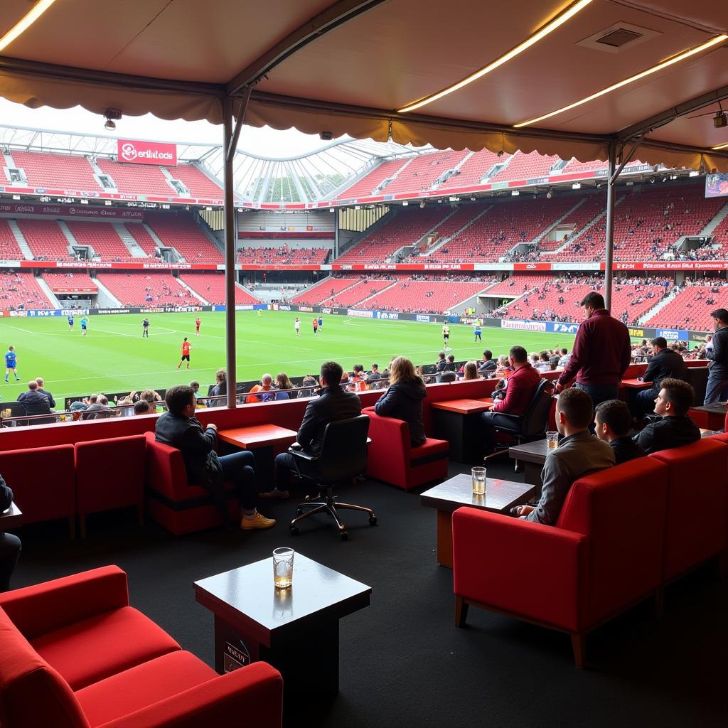 Besiktas Hospitality Tent Interior