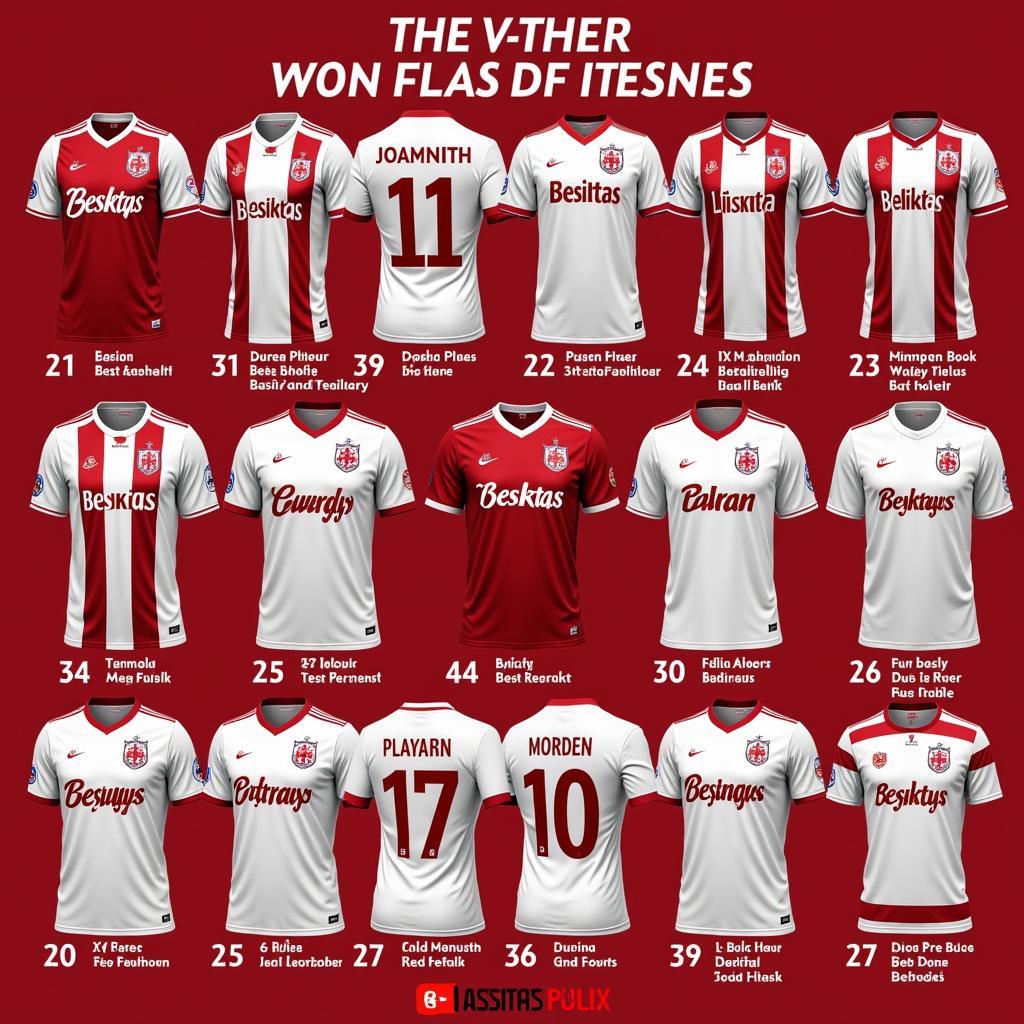 Besiktas Jersey Numbers and their History