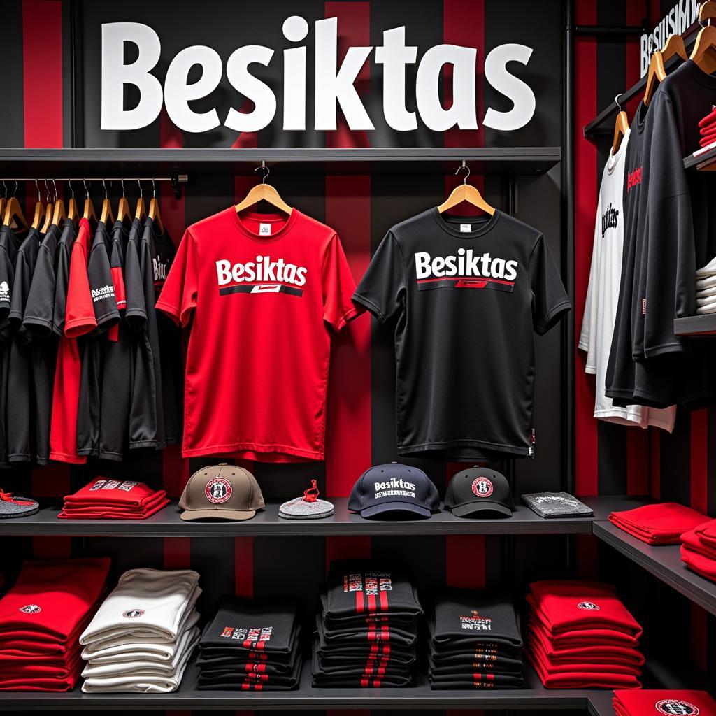 Besiktas and Juan Soto Collaboration Merchandise Display