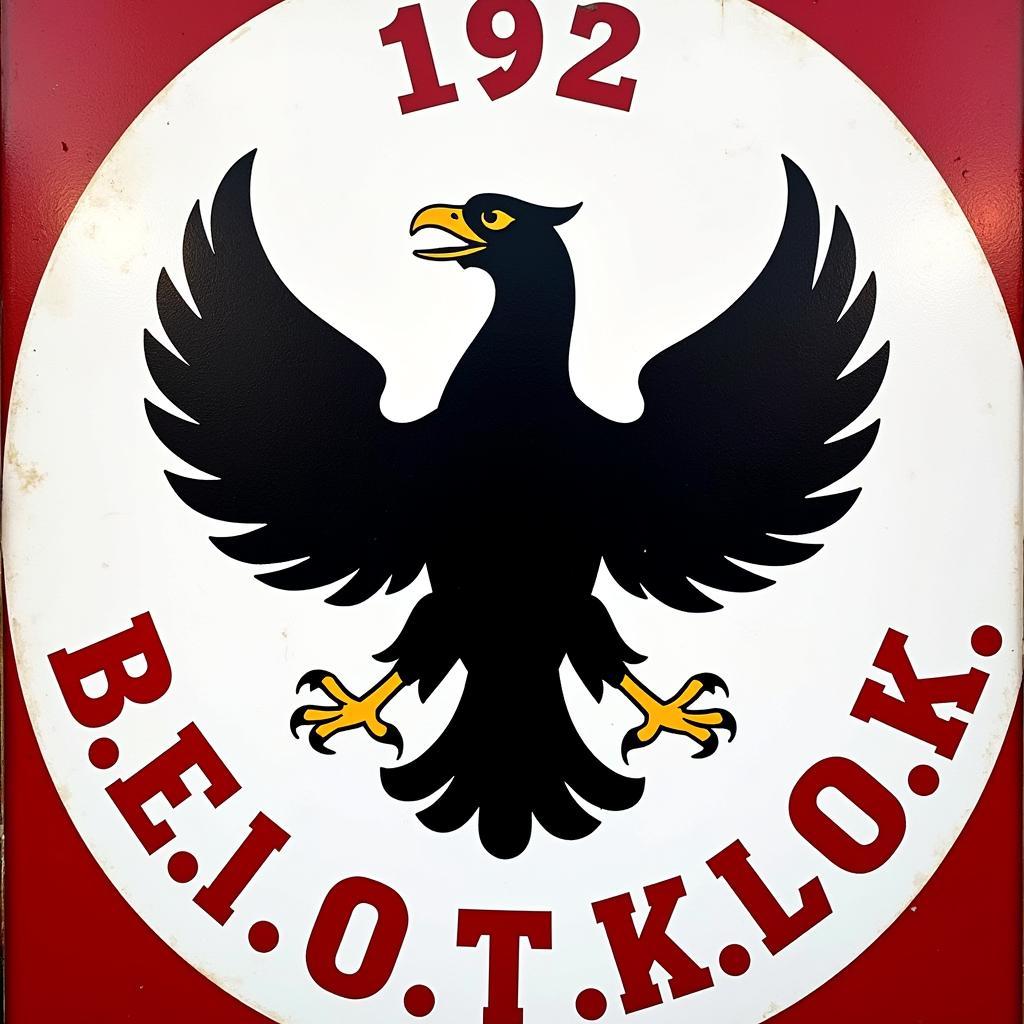 Besiktas Logo in Black and White