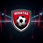 Beşiktaş Logo on Digital Background