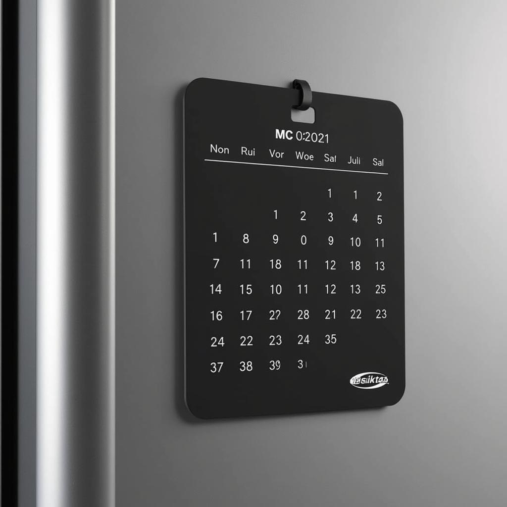 Besiktas Magnetic Calendar on Fridge